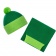 Шарф Snappy, зеленый с салатовым фото 3