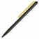 Шариковая ручка GrafeeX в чехле, черная с желтым фото 1