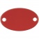 Шильдик металлический Alfa Oval, красный фото 1