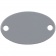 Шильдик металлический Alfa Oval, серый фото 2