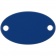 Шильдик металлический Alfa Oval, синий фото 1