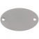 Шильдик металлический Alfa Oval, серебристый фото 1