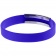 Силиконовый браслет Brisky с металлическим шильдом, синий фото 4
