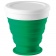 Складной стакан с крышкой Astrada, зеленый фото 1