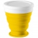 Складной стакан с крышкой Astrada, желтый фото 1