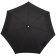 Складной зонт Alu Drop, 3 сложения, 7 спиц, автомат, черный фото 5