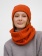 Снуд ComFleece, темно-оранжевый (кирпичный) фото 6