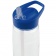 Спортивная бутылка Start, прозрачная с синей крышкой фото 2
