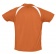 Спортивная рубашка поло Palladium 140 оранжевая с белым фото 3