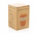 Стакан для кофе ECO Bamboo, оранжевый фото 4