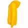 Толстовка на молнии с капюшоном Unit Siverga, желтая фото 4