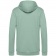 Толстовка с капюшоном унисекс Hoodie, серо-зеленая фото 2