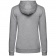 Толстовка с капюшоном женская Hoodie, серый меланж фото 4