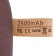 Внешний аккумулятор Pebble 2600 мАч, винный фото 6