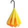 Зонт наоборот Unit Style, трость, оранжево-желтый фото 1