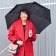 Зонт складной AOC Colorline, красный фото 5