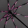 Зонт складной AOC Mini с цветными спицами, розовый фото 2