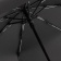 Зонт складной AOC Mini с цветными спицами, серый фото 3