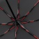 Зонт складной AOC Mini с цветными спицами, красный фото 12