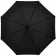 Зонт складной Clevis с ручкой-карабином, черный фото 1
