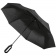 Зонт складной Hoopy с ручкой-карабином, черный фото 1