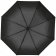 Зонт складной Hoopy с ручкой-карабином, черный фото 3