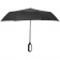 Зонт складной Hoopy с ручкой-карабином, черный фото 6
