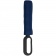 Зонт складной Hoopy с ручкой-карабином, темно-синий фото 3