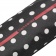 Зонт складной R Pattern, черный в белый горох с красным кантом фото 9