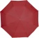 Зонт складной Silverlake, бордовый с серебристым фото 4