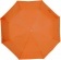 Зонт складной Silverlake, оранжевый с серебристым фото 3