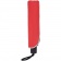 Зонт-наоборот складной Silvermist, красный с серебристым фото 4