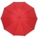 Зонт-наоборот складной Silvermist, красный с серебристым фото 7