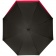Зонт-трость Fiber Move AC, черный с красным фото 2