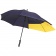 Зонт-трость Fiber Move AC, темно-синий с желтым фото 1