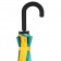 Зонт-трость «Спектр», бирюзовый с желтым фото 3