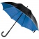 Зонт-трость Downtown, черный с синим фото 2