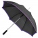 Зонт-трость Highlight, черный с фиолетовым фото 1