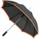 Зонт-трость Highlight, черный с оранжевым фото 1