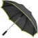 Зонт-трость Highlight, черный с зеленым фото 2