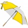Зонт-трость Milkshake, белый с желтым фото 2