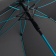 Зонт-трость с цветными спицами Color Style, бирюзовый фото 4