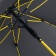 Зонт-трость с цветными спицами Color Style, желтый фото 4