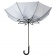 Зонт-трость Wind, серебристый фото 3